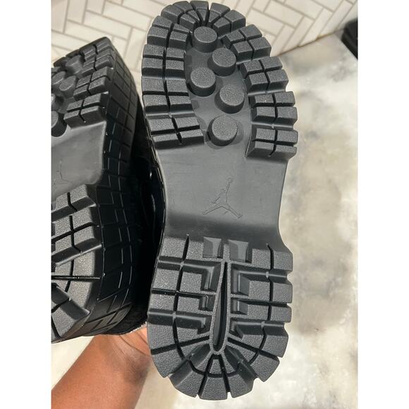 NEW Nike Air Jordan 1 Low Brooklyn Low Black Pony Hair NBY IB7210-006 W’s 10 - Picture 12 of 13